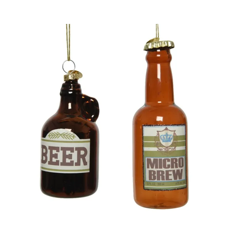 Cerveza de vidrio para colgar cm.13