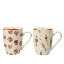 Soldado de juguete y paleta Taza de cerámica