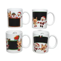 Caneca de Giz de Porcelana XMas