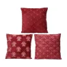 Cuscino Bordeaux con Ricami cm. 45x45