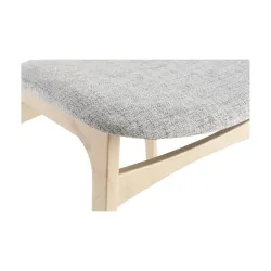 Detalle del asiento de la silla de madera