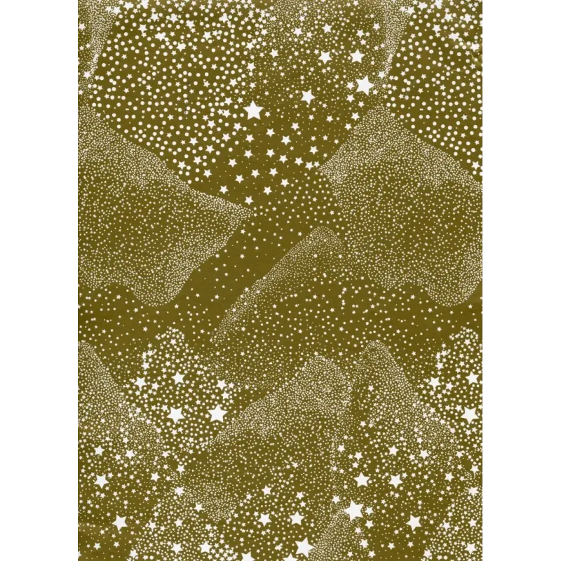 Sky Stars Gold Weihnachtsgeschenkkarte