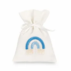 12 Sacos com Arco-Íris cm 10x14 em Três Cores