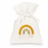 12 Sacos com Arco-Íris cm 10x14 em Três Cores