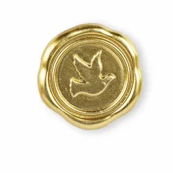 24 Guld Tätningsvax Klistermärken för nattvard dm.35 mm