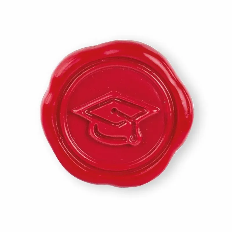 24 Autocolantes de Cera de Formatura com Toque Vermelho dm.35 mm