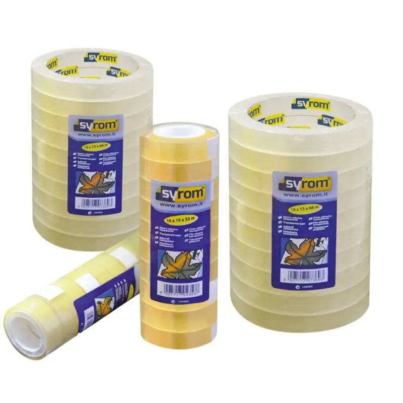 Super Transparent Polypropylene Adhesive Tape with Easy Cutting