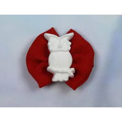 12 giz com coruja e laço vermelho para formatura