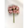 36 Mini Rose con Pistilli in Vari Colori