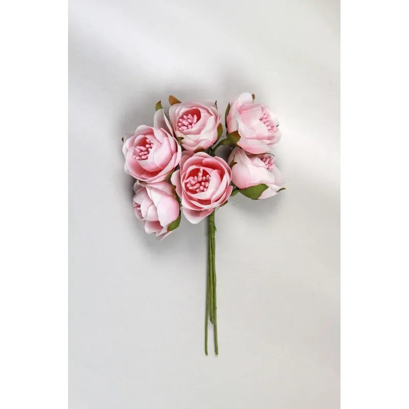 36 Mini Roses with Pink Pistils