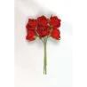 36 Mini Rosas con Pistilos en Varios Colores