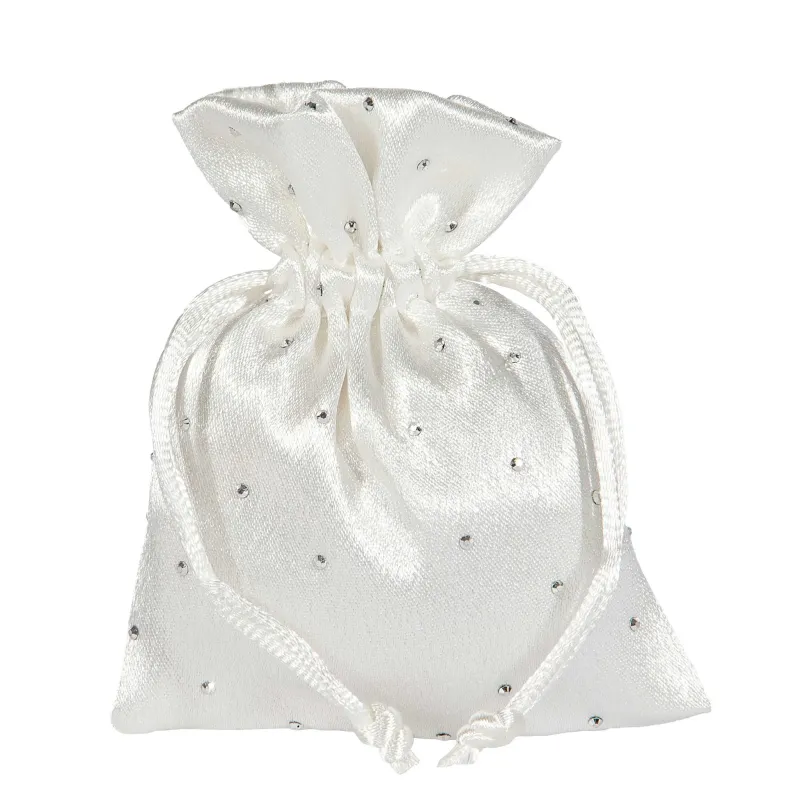 10 Envelopes Janet Saten Brancos cm 8x10 para Aniversário de Casamento