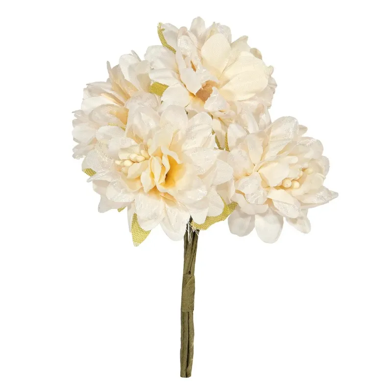 12 Pick Ivory Hydrangea cm. 16x11