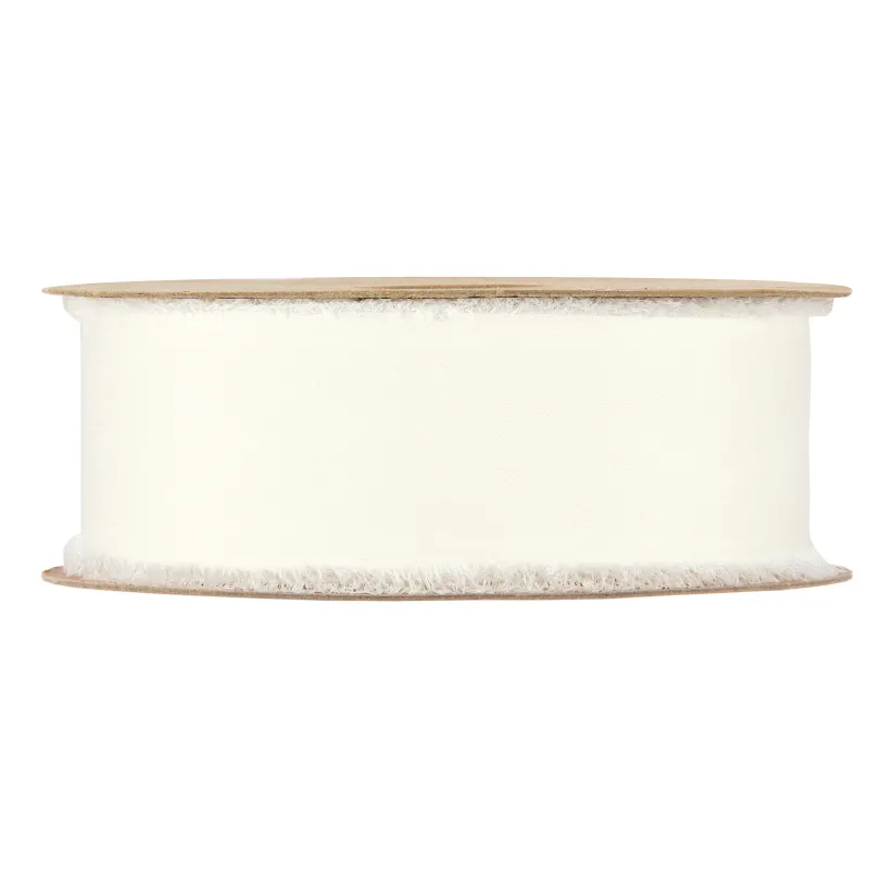 Cinta Pigalle Blanco con Flecos mm.35x10 mt