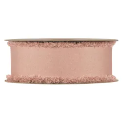 Pigalle Ribbon Fringed Antique Pink mm.35x10 mt