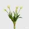 Bouquet de cinq Tulipes EDG cm. 40 en différentes couleurs, idéal pour les décorations, les compositions et les aménagements
