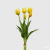 Ramo de cinco Tulipanes EDG cm. 40 en varios colores, ideales para decoraciones, composiciones y herrajes
