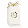 Gold Hot Stamping Confirmation Sugared Candy Pouches with Hole