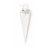 10 Cones Rice Holder with Flower Closure White Card | ChartaRè