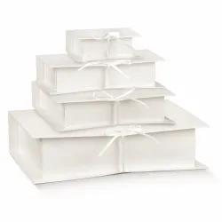 10 κουτιά σε σχήμα βιβλίου για λευκά αμύγδαλα και μπομπονιέρες σε διάφορα μεγέθη