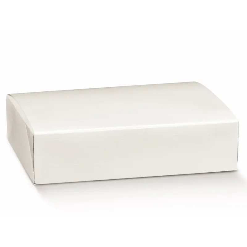 Witte dozen voor het verpakken van gunsten en geschenken in twee maten