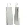 20 Colored Paper Bottle Shopper with Cord Handle