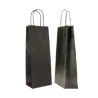 20 Colored Paper Bottle Shopper with Cord Handle