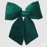 Fiocco in Velluto Verde Scuro per Addobbi e Decorazioni in Quattro Misure EDG