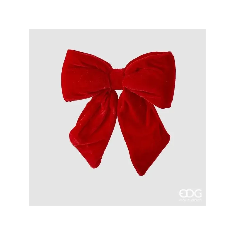 Łuk z czerwonego aksamitu cm.22x26 EDG