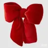 Red Velvet Bow for Decorations and Decorations in Four Sizes EDG