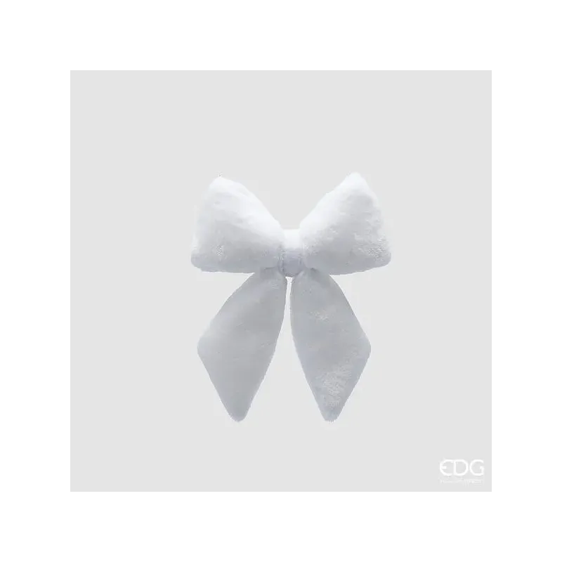 White Velvet Bow cm.30x28 EDG