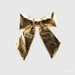 Laço de lamê dourado para decorações e decorações em três tamanhos EDG