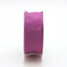 Cored iridescent fabric ribbon