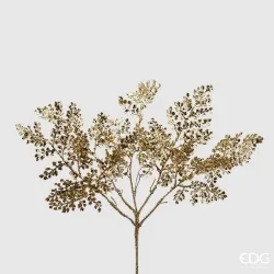 Fern Branch Metallic Gold with Glitter cm. 46 EDG