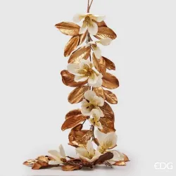 Magnolia Shine Festoon met Gouden Bladeren Cm.183 EDG