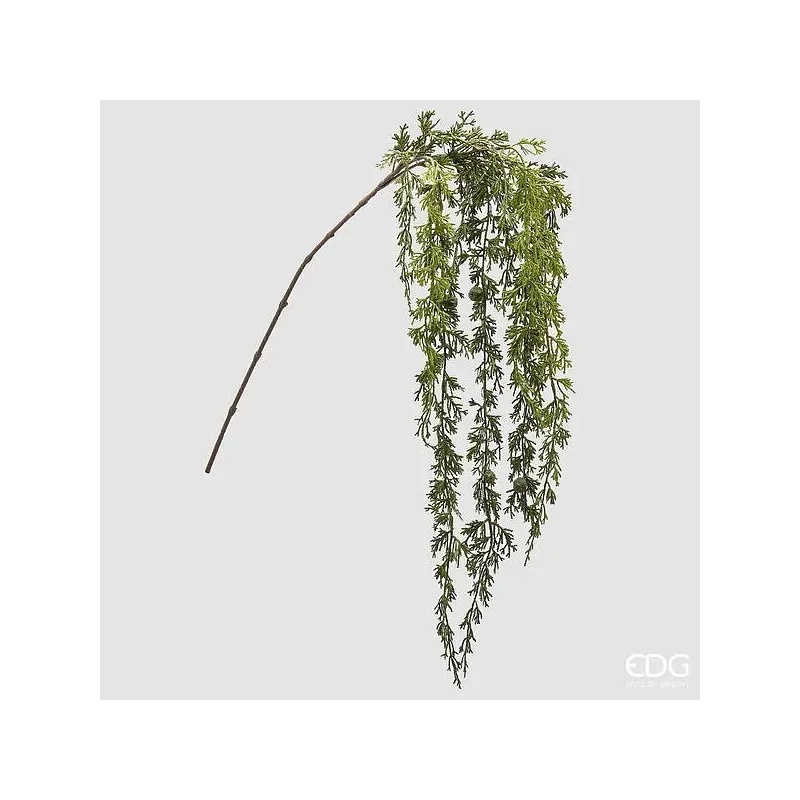 Decoro Ramo Cadente Pino Verde Lunghezza cm.140 EDG