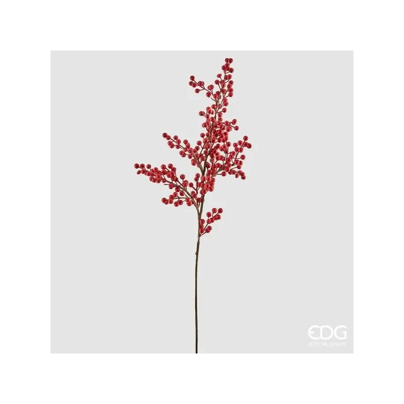 Ramo di Bacche Rosse Lunghezza cm.110 EDG | ChartaRè