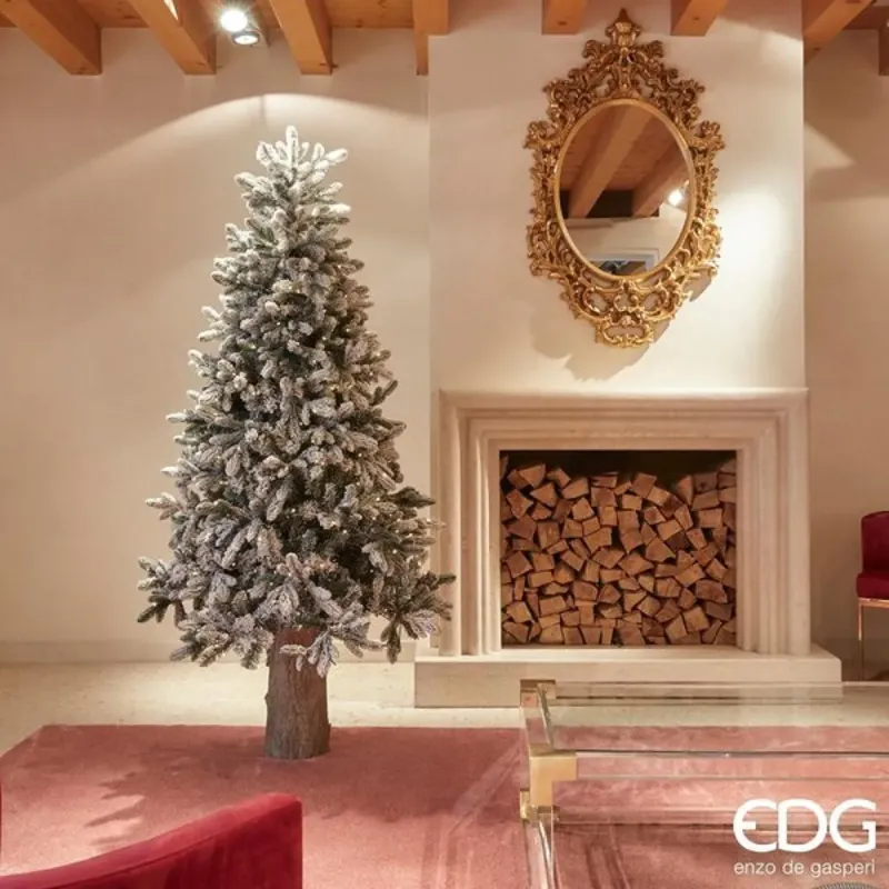 Snowy Merano Pine Tree with 550 Led EDG h.180