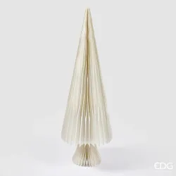 Kuželová borovicová origami dekorace ve třech barvách cm. 37x110 h EDG