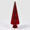 Decoro Origami Pino Conico Cm. 37x110 h EDG  rosso