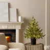 Silver Pine Tree with Led cm.90 EDG