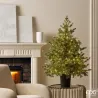 Albero Pino Argentato con Led cm.90/120 h EDG