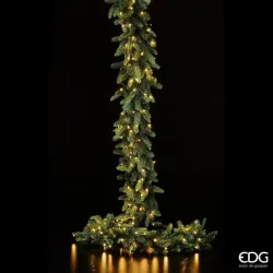 Luxe Groene Grenen Festoon met Led cm.270 EDG