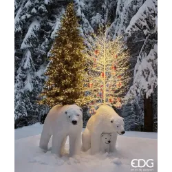 Faia luminosa com escolha de LED dourado/preto em vários tamanhos EDG