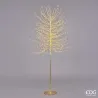 Albero Faggio Luminoso con LED a Scelta Oro/Nero in Varie Misure EDG