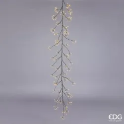 Luminous Festoon with 480 MicroLEDs cm.180 Gold/Black EDG | ChartaRè