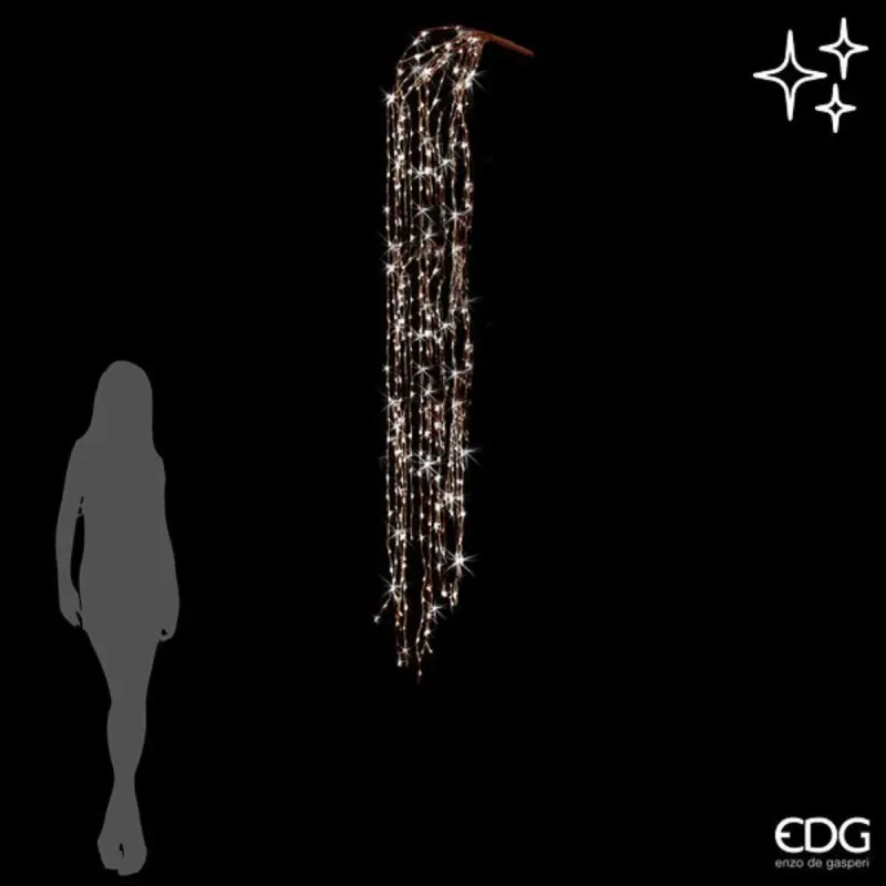 Könnyű kaszkád 40 vezetékkel és 1120 LED-del cm.240 EDG | ChartaRè