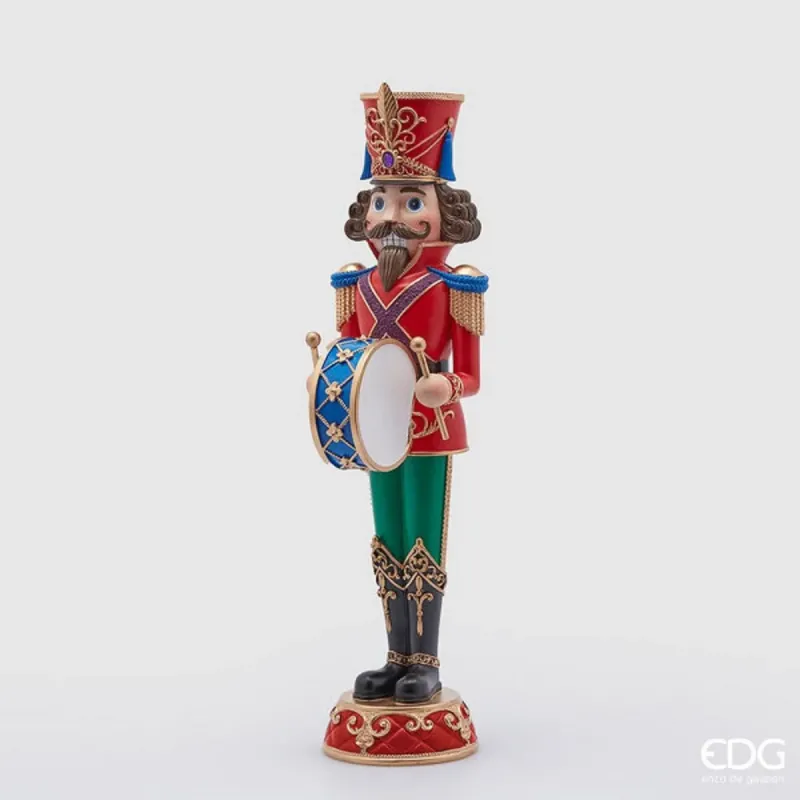 Multicolor Toy Soldier with Led h.50 with EDG Drum