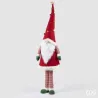 Dance Gnome Red Polyester Decoration cm.220 EDG