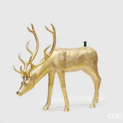 Base per Albero di Natale Cervo Oro cm. 140 EDG